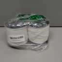 5mm Suede Cord, 50 Yards Suede Lace Faux Leather Cord for Bracelet Necklace Beading DIY Crafts Thread(White)