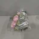 Duovlo Fake Flowers Vintage Artificial Peony Silk Flowers Wedding Home Decoration,Pack of 1 (Sweetened Bean) (20.87*3.5)