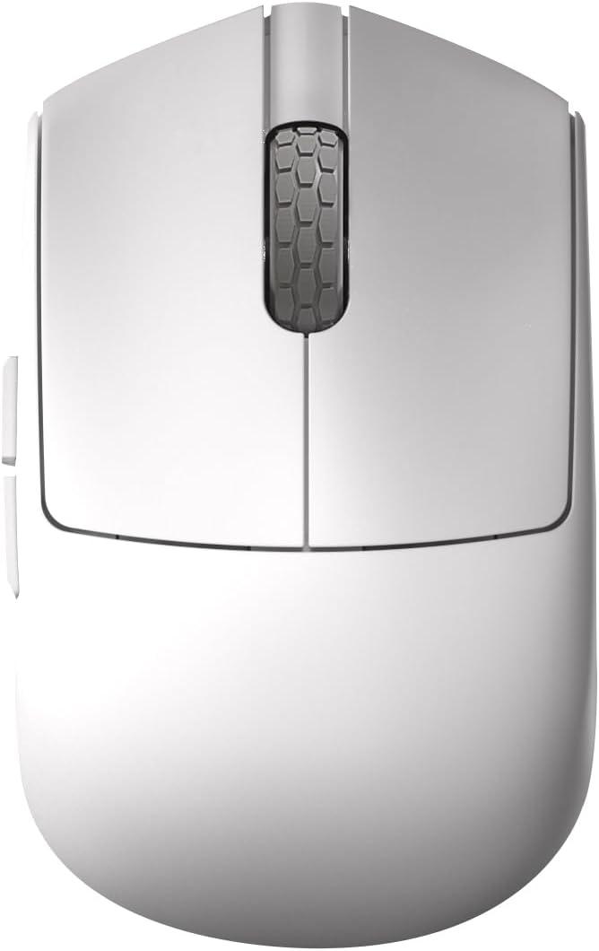 Darmoshark M5 Wireless Gaming Mouse,Tri-Mode 8K/USB-C/Bluetooth Mouse Up to 26000DPI,PAW3395 Optical Sensor Lightweight 38g,5 programmable Button 300MAh Battery Life,Computer Mouse for Laptop,PC,Mac (M5, White)