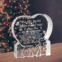 Ithmahco Christmas Crystal Gifts for Mom from Daughter Son, Mom Gifts from Daughters, Last Minute Christmas Presents for Moms, Sentimental Xmas Gift for Moms, Unique Crystal Gift for Mother Birthday