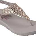 Skechers Women's Meditation-Rockstar Flip-Flop, 8