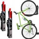 Wallmaster BIKEPAL Swivel Bike Rack, Wall Mounted Vertical Bike Storage Hanger, Space Saving for Home and Garage, 2 Pack