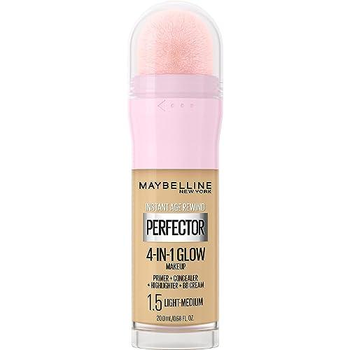 Maybelline New York Instant Age Rewind Instant Perfector 4-In-1 Glow Makeup, Light/Medium Maybelline New York Instant Age Rewind Instant Perfector 4-In-1 Glow Makeup, Light/Medium
