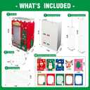 3 x WISHMADE 2025 Christmas Advent Calendar Gift Box, Vending Design, Easy Assemble, Best Holiday Gift for Boys GirlsRed