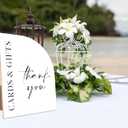 Cards And Gifts Sign for Wedding, Minimalist White Arch Sign, Wedding Accessories for Reception, Party Supplies And Decorations for Bridal Shower Activities, Baby Shower, Engagement Party, 20