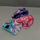 Leekalos Reusable Washable Dog Diapers Female (3 Pack) - Highly Absorbent Doggie Diapers - Size Adjustable Puppy Diaper for Dog Period Panties (Large) (Large (15"-17" Waist), Colorful)