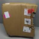 15 Inch Drum Gold 3 Light Semi Flush Mount Close to Ceiling Light Fixture,Linen Fabric Shade for Bedroom,Living Room,Dining Room Hallway