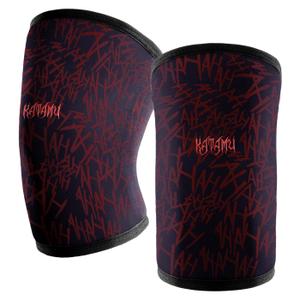 Katamu Premium Weightlifting, Powerlifting, Squats, Athletic and Fitness Knee Support Sleeve | Knee Sleeve for Men and Women | The Joker, Large