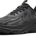 Men's Slip On Walking Shoes Hands-Free Cushion Running Tennis SwiftPlush Non-Slip Comfortable Workout Gym Athletic Fashion Sneakers (9.5, Black)