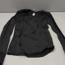 Women Thermal Top Thumbholes Fleece Ski Base Layer UPF 50+ Long Sleeve Compression Shirts Running,Warm,Quick Dry (X-Small, 21-black-fleece)