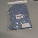 Womens Puff Long Sleeve Tops Square Neck Ribbed Knit Slim Fit Blouse Basic Tee Tops Elegant T Shirts (Blue, S)