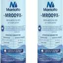 MARRIOTTO Replacement for GE RPWFE, RPWF (Built-in CHIP) Refrigerator Water Filter, Compatible with GFE28GELDS, PFE28KELDS, PFE28KYNFS, GFD28GELDS, GYE22HMKES, GFE28GYNFS, GFD28GYNFS, Pack of 2