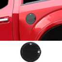 Fit for 2015-2020 Ford F-150 Locking Fuel Gas Filler Tank Door Cap Cover with Keys, Gas Tank Cap Fuel Filler Door Cover Trim Exterior Accessories, Black