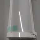 Lithonia Lighting 4 Foot LED Light Fixture, Low-Profile LED Wraparound Flush Mount Ceiling Light, 4000K Cool White, 120V, 48-Inch (FMLWL 48 840)