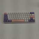 EPOMAKER EP64 60% Mechanical Keyboard, Wireless Gaming Keyboard, 2.4GHz/Bluetooth 5.0/USB-C Custom Keyboard, Hot Swappable, NKRO, Programmable wtih Dye-sub PBT Keycap for Mac/Win (Wisteria Switch)