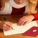 5 x Christmas Cards with Envelopes - White Elephant Gifts for Adults - Stocking Stuffers for Women Men Teens | Christmas Gifts for Husband Boyfriend - Funny Xmas Party Favors Decorations