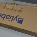 Folding Bench 6 Foot, Plastic Folding Bench Seat Portable Foldable Picnic Party Camping Dining Seat, White Garden Multipurpose Entertaining Activities