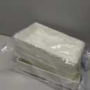 3 Packs White Mini Trays (8 inch x 4 inch) for Serving Accessory, Spa, Coffee, Drinks, Wine, Tea, Bar, Party, Towel, Seasoning, Perfume or Display Use.