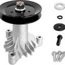 130794 Spindle 153535 Pulley Compatible with Craftsman Mower - Spindle Assembly with Pulley Compatible with Craftsman LT1000 LT2000 DYT4000 42" Deck Tractor, HU, Poulan Pro Riding Mower