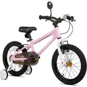 JOYSTAR Lomand 16  Inch Kids Bike with Training Wheels, BMX Style Kids Bicycle for Toddlers Boys Girls Ages 3-12, Dual V-Brake, Adjustable Seat, Multiple Colors