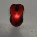 WisFox 2.4G Wireless Mouse for Laptop, Ergonomic Computer Mouse with USB Receiver and Type-C Adapter, 6 Button Cordless Mouse Wireless Mice for Windows Mac PC Notebook (Red)