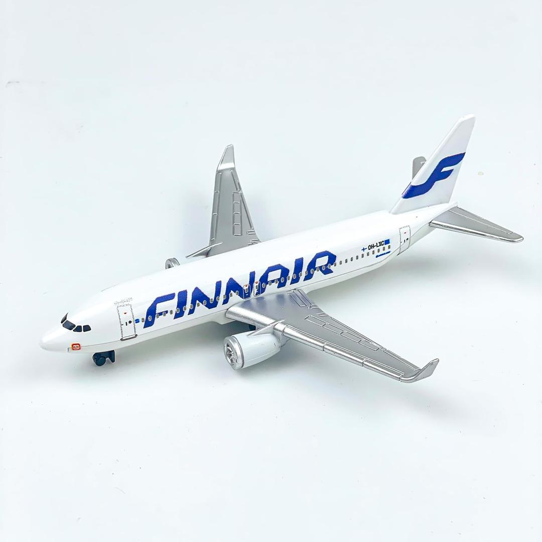 Finnair Airplane Model, Die-cast Metal Planes Aircraft Suitable for Collection and Display