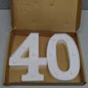 40th Birthday Decorations Woman Man,Marquee Numbers for 40th Wedding Anniversary Decorations,Light up Numbers 40 Sign for Party Backdrop Wall Decor,40 Birthday Centerpieces Table Decoration