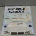 Windshield Sun Shade for Hyundai Elantra 2017-2020, Car Front Window Sunshade with 240T Sun Visor Protector Blocks UV Rays Heat Sun Shield Accessories