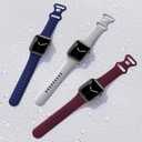 2 x (6 Packs) Sport Bands Compatible with Apple Watch Band 38mm 40mm 41mm 42mm 44mm 45mm 46mm 49mm Silicone iWatch Band Ultra 3 2 1 SE Series 11 10 9 8 7 6 5 4 3 2 1 Women Men (Red/White/Wine Red/Midnight Blue/Black/Gray)