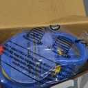 APEXUP Yoga Ball, 660 lbs Anti-Burst Exercise Ball with Pump, 5 Sizes (M (19"~22'') 55cm, Blue)