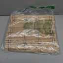 Coloch 8 Pack Natural Bamboo Placemats, Rustic Anti-Slip and Heat-Resistant Table Mat for Kitchen, Dinning Room, Table Protection