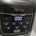Ninja AF161 Max XL Air Fryer that Cooks, Crisps, Roasts, Bakes, Reheats and Dehydrates, with 5.5 Quart Capacity, and a High Gloss Finish, Grey