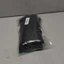 PRETTYGARDEN Wide Leg Jeans for Women Trendy High Waisted Stretchy Baggy Raw Hem Denim Palazzo Pants 2026 Spring Fall Clothes (Solid Black, 6)