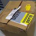 CozyWel White Ceramic Vase Flower Vase, Big Textured Round Vase for Centerpieces, Kitchen, Living Room, Bedroom Decor Gifts