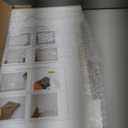 JUESHA 2 Pack Clear Acrylic File Holder Wall Mount Self Adhesive, Letter Size Hanging Paper Organizer, Wall Pocket File Holder Storage for Letter Folder Brochure Magazine Bookshelf Literature Display (13 x 9.5 in, White)