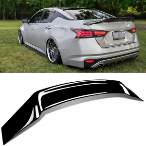 Rear Spoiler Compatible with 2019-2024 Nissan Altima S SV SR SL, Glossy Black Trunk Exterior Duckbill Tail Deck Lid Wing Lip Splitter Fit for 2019 2020 2021 2022 2023 2024 4-Door Sedan