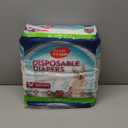 Simple Solution Dog Diapers Female, Dog Diapers, Potty Training, Super Absorbent, Breathable, Wetness Indicator for Urination, 22-37 Inch Waist, (XXL, 30ct)