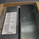 Grandpas Feeders Automatic Chicken Feeder for Large Size for 6 to 12 Chickens - Long-Lasting Galvanized Steel - Zero Waste Poultry Feeder, Spill Proof with Weatherproof Lid 10 Days (40lb Feed) (Silver)