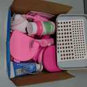 ULOVEME Kids Dentist Play Set Pink with Braces /Removable Teeth /Retainer - Doctor Kit for Toddlers 3-5 - Educational Toys for 4+ Year Old Girls - Pretend Play Toy for Ages 5-7 (Fushia)