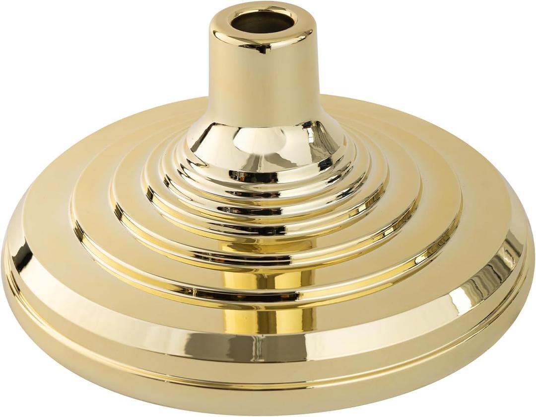 FRF FLAG Base Stand for Flag Indoor,Gold Interior Flag Holder Stands, Flag Pole Base for 1.3 Inch,1.1 and 0.9 Inch Diameter Flag Pole