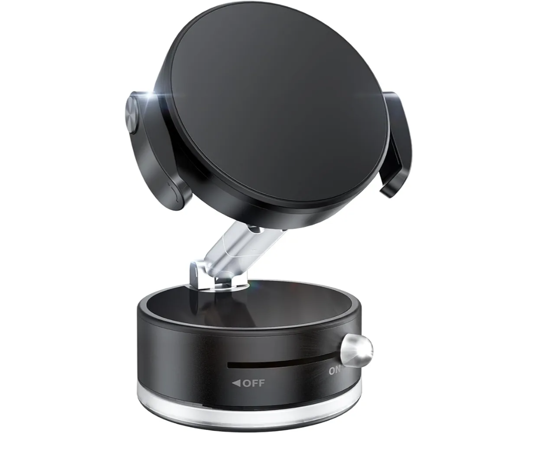 Magnetic Car Phone Holder with Strong Suction Cup, Universal 360 Dashboard Cell Phone Mount for iPhone 16 Pro Max, Magsafe Accessories, Car Mount for iPhone, Car Accessories for Women & Men, Trucks