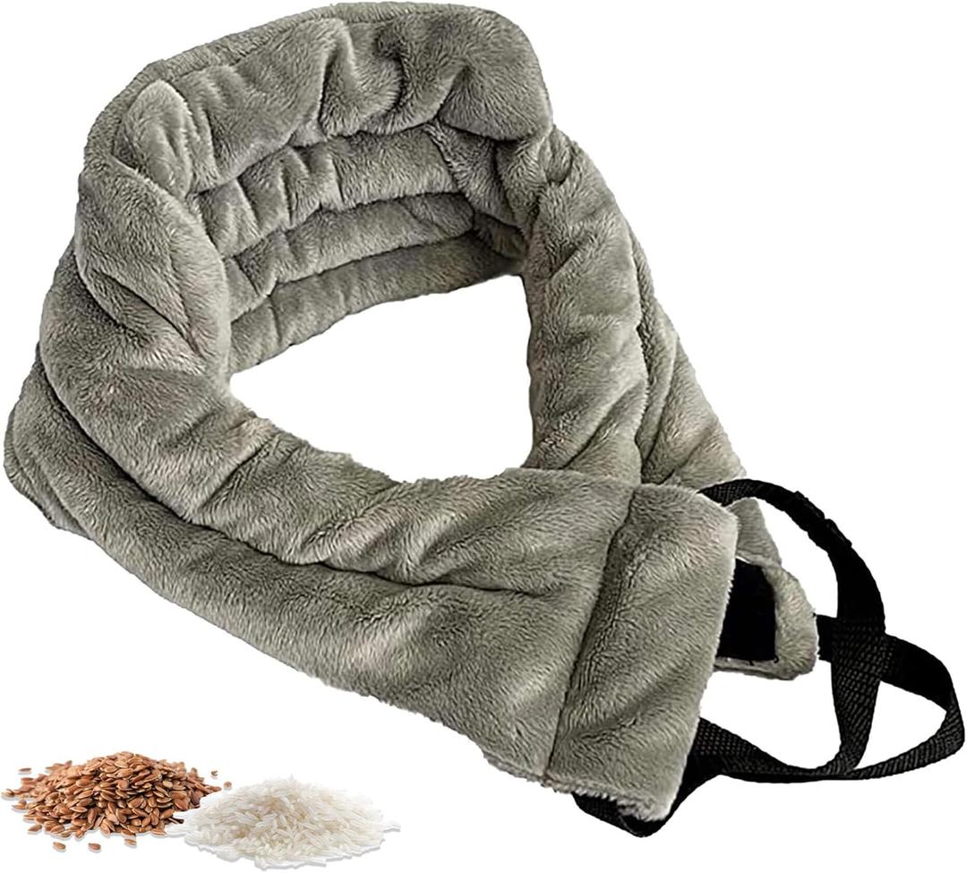 Versa Plus Versatile Heated Neck Wrap Microwavable - Neck Warmer Microwave Heating Pad for Shoulders, Sore Muscles - 29 Inches - 1 Pack