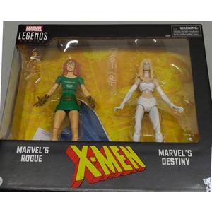 Marvel Legends Series Rogue and Destiny, X-Men Comics Collectible 6-Inch Action Figures 2-Pack