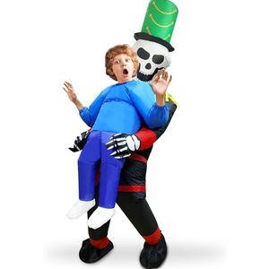 Camlinbo Inflatable Kids Halloween Costume, Blow Up Reaper Costume for Halloween Scary Boys Girl Cosplay Party