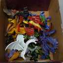 12 Pcs Dragon Toy Set with Gift Box, 4 Inch Realistic Mini Dragon Figures for Kids 3-5, 5-7, Party Favors, Birthday Decorations, Cake Toppers, Collectible Figurines for Boys Girls