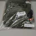 Neer 3 Pack Women's Cropped Long Sleeve Tops, Scoop Neck Loose Fit Sweatshirt Drop Shoulder Casual Basic Crop Tees (Khaki, Army Green, Black)