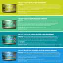 Tiki Cat Luau Variety Pack, Succulent Combinations of Real Shredded Protein in a Rich Flavorful Consumme, Grain-Free Balanced Nutrition Wet Canned Cat Food, For All Life Stages, 2.8 oz. Cans (Pack of 12)