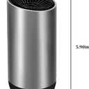 Car Heater, 12V 150W 2 in 1 Plugs into Cigarette Lighter Vehicle Windshield Defogger with Suction Holder, Automotive Interior Heater Defroster, Universal for SUV RV Truck