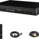 Blu Ray DVD Player, WISCENT Full HD 1080p Home Theater Disc System, Region A/1 Blu-Rays,HD Blu-Ray DVD Player for TV with Coaxial Audio/HDMI/AV/Output, USB Input, Built-in PAL NTSC