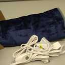 Luxurious Electric Foot Warmer, 35" x 20", 9 Foot AC Cord, 4 Heat Settings, Automatic shutoff